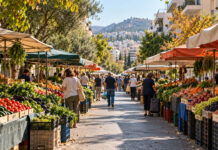 Γαλάτσι: Στην οδό Ιαλέμου η λαϊκή της Τετάρτης έως 30 Δεκεμβρίου Υπαίθρια λαϊκή αγορά με πάγκους φρούτων και λαχανικών σε αστικό δρόμο