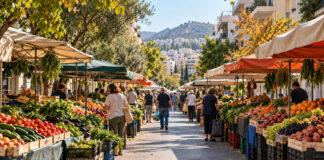 Γαλάτσι: Στην οδό Ιαλέμου η λαϊκή της Τετάρτης έως 30 Δεκεμβρίου Υπαίθρια λαϊκή αγορά με πάγκους φρούτων και λαχανικών σε αστικό δρόμο