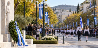 Γαλάτσι: Στις 12:00 η παρέλαση της 28ης Οκτωβρίου Μαθητική παρέλαση σε λεωφόρο με ελληνικές σημαίες και στεφάνι σε μνημείο