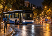 Νέο Ηράκλειο: Παράταση εκτροπής στη νυχτερινή γραμμή 500 Νυχτερινό αστικό λεωφορείο περνά από προσωρινή εκτροπή λόγω οδικών έργων