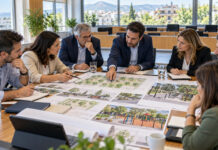 Κηφισιά: 28 θέματα για έργα, πράσινο και κοινωνικές υπηρεσίες Δημοτικά στελέχη εξετάζουν σχέδια έργων, πρασίνου και ασφαλών δημόσιων χώρων σε αίθουσα συνεδριάσεων
