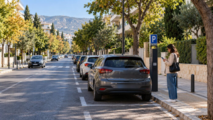 Ψηφιακό σύστημα ελεγχόμενης στάθμευσης σε δεντροφυτεμένο δρόμο της Κηφισιάς