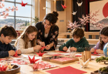 Κηφισιά: Τέσσερις συναντήσεις γνωριμίας με την Ιαπωνία Παιδιά συμμετέχουν σε δημιουργικό εργαστήριο γνωριμίας με τον ιαπωνικό πολιτισμό