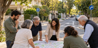 Λυκόβρυση–Πεύκη: Σε διαβούλευση 22 κυκλοφοριακές παρεμβάσεις Κάτοικοι και ειδικός κινητικότητας εξετάζουν χάρτη προτεινόμενων κυκλοφοριακών αλλαγών