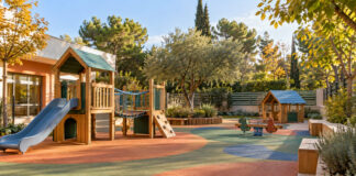 Λυκόβρυση: Νέο ασφαλές προαύλιο στο 4ο Νηπιαγωγείο Αναβαθμισμένο προαύλιο νηπιαγωγείου με νέο δάπεδο ασφαλείας και όργανα παιχνιδιού