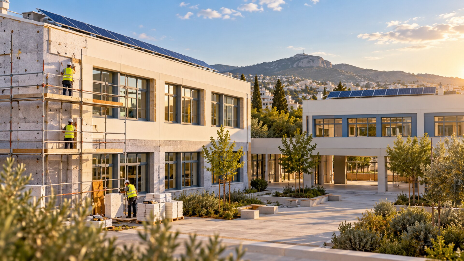 Σχολικά κτίρια στο Μαρούσι σε εργασίες ενεργειακής αναβάθμισης