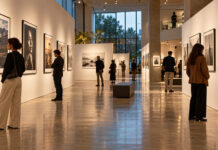 Μαρούσι: Η φωτογραφία ταξιδεύει από τον 20ό στον 21ο αιώνα Επισκέπτες περιηγούνται σε σύγχρονη ομαδική έκθεση φωτογραφίας σε πολιτιστικό χώρο