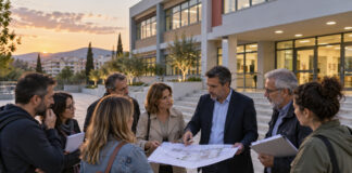 Μαρούσι: Στο επίκεντρο οι υποδομές του 5ου ΓΕΛ και του 6ου Γυμνασίου Συνάντηση κατοίκων και εκπροσώπων του Δήμου μπροστά σε σύγχρονο σχολικό κτίριο