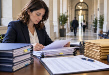 Μαρούσι: Πίνακες ΣΟΧ 4/2026 και ενστάσεις έως 16 Οκτωβρίου Υπάλληλος δημόσιας υπηρεσίας εξετάζει οργανωμένους φακέλους αιτήσεων και πίνακες κατάταξης