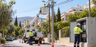 Μεταμόρφωση: Διακοπή ρεύματος έως τις 13:00 σε Δελφών και Ελ. Βενιζέλου Συνεργείο δικτύου ηλεκτροδότησης εργάζεται σε κατοικημένη οδό της Μεταμόρφωσης