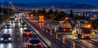 Μεταμόρφωση: Νυχτερινές ρυθμίσεις στην Αθηνών–Λαμίας από 12 Οκτωβρίου Νυχτερινές εργασίες και κώνοι κυκλοφορίας σε μεγάλο αυτοκινητόδρομο με ανοιχτές τις υπόλοιπες λωρίδες