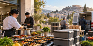 Μεταμόρφωση: Διαγωνισμός για γεύματα σίτισης απόρων κατοίκων Προετοιμασία γευμάτων και θερμομονωτικά δοχεία για κοινωνική διανομή στη Μεταμόρφωση