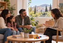 Νέα Ιωνία: 220 οικογένειες υποστήριξε σε δύο χρόνια το Δημοτικό Κέντρο Οικογένειας Οικογένεια σε συνεδρία συμβουλευτικής σε φιλόξενο χώρο υποστήριξης