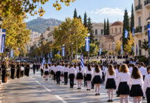 Νέα Ιωνία: Στις 12:00 η παρέλαση της 28ης Οκτωβρίου Μαθητική παρέλαση σε δενδροφυτεμένη λεωφόρο με ελληνικές σημαίες και φιλαρμονική