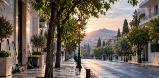 Νέο Ψυχικό: Σύλληψη μετά τους βανδαλισμούς στην οδό 25ης Μαρτίου Ήρεμος δενδροφυτεμένος δρόμος στο Νέο Ψυχικό μετά από εργασίες καθαρισμού