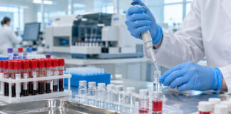 Παίδων Πεντέλης: Προσφορές για αντιδραστήρια Coombs έως 19 Οκτωβρίου Εργαστηριακός πάγκος με δείγματα και αντιδραστήρια για έλεγχο Coombs
