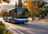 Παπάγου–Χολαργός: Εκτροπή της γραμμής 418 την Τρίτη Αστικό λεωφορείο κινείται σε λεωφόρο κοντά σε οργανωμένο εργοτάξιο