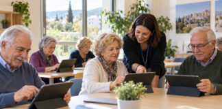 Παπάγου–Χολαργός: Από σήμερα αιτήσεις για νοητική άσκηση 60+ Άτομα άνω των 60 ετών συμμετέχουν σε καθοδηγούμενη ψηφιακή άσκηση με tablets σε δημοτικό χώρο
