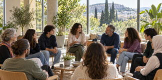 Πεντέλη: Δράσεις ενημέρωσης και στήριξης για την ψυχική υγεία Πολίτες και έφηβοι συμμετέχουν σε υποστηρικτική ομαδική συζήτηση σε δημοτικό χώρο