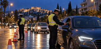 Τροχαία Αττικής: 21.814 αλκοτέστ, 215 παραβάσεις και 23 συλλήψεις Έλεγχος αλκοολομέτρησης οδηγού από τροχονόμο σε κεντρικό δρόμο της Αττικής
