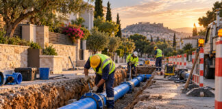 Βριλήσσια: Μειωμένη πίεση νερού από 08:30 έως 14:00 λόγω έκτακτης βλάβης Συνεργείο επισκευάζει υπόγειο αγωγό ύδρευσης σε δρόμο των βορείων προαστίων