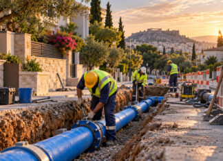 Βριλήσσια: Μειωμένη πίεση νερού από 08:30 έως 14:00 λόγω έκτακτης βλάβης Συνεργείο επισκευάζει υπόγειο αγωγό ύδρευσης σε δρόμο των βορείων προαστίων